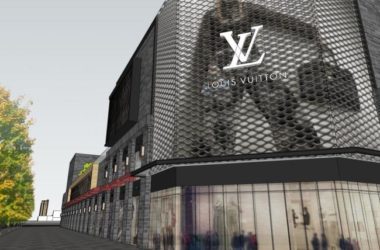 SketchUp Business Model: Multi-Story Commercial Street in Modern Chinese Style-BIM WORLD