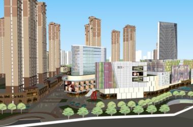 SketchUp Complex Model: Multi-Story High-Rise Office, Residential, and Commercial Building in Modern Style-BIM WORLD