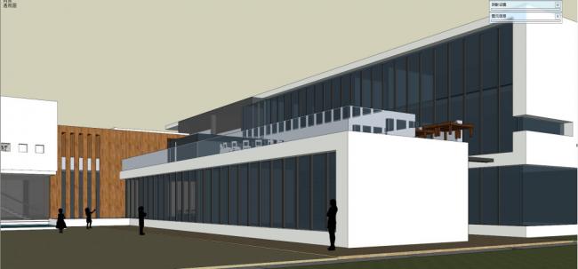 Modern Multi-Story Kindergarten School Model | SketchUp Campus Architecture Design
