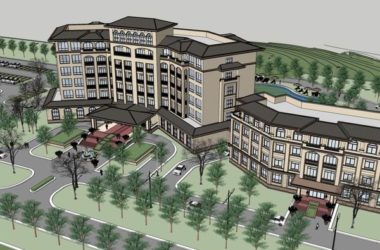 SketchUp Multi-Story Hotel Model in European Classical Style-BIM WORLD