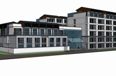 Modern Multi-Story Hospital and Nursing Home Models in Chinese Architectural Style | SketchUp Designs-BIM WORLD