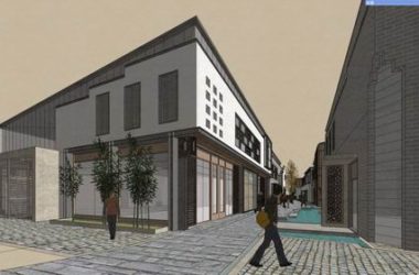 SketchUp Business Model: Multi-Story Commercial and Pedestrian Street in Modern Chinese Style-BIM WORLD