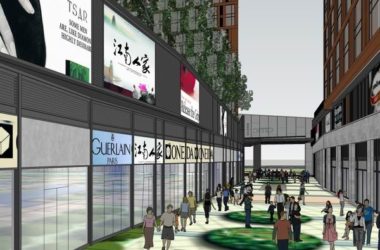 Modern High-Rise Residential with Ground Floor Commercial Space | SketchUp Model-BIM WORLD