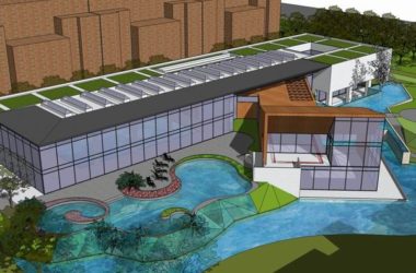SketchUp Business Model: Modern Multi-Story Commercial Club Design-BIM WORLD