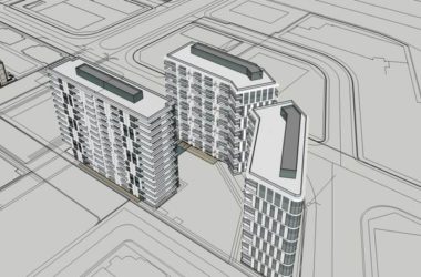 Modern High-Rise Apartment-Style Office Building in SketchUp-BIM WORLD