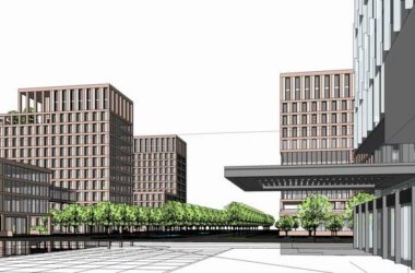 Modern High-Rise Office Building Model in SketchUp-BIM WORLD