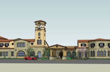 SketchUp Business Model: Multi-Story Commercial Club in Classic Spanish Style-BIM WORLD