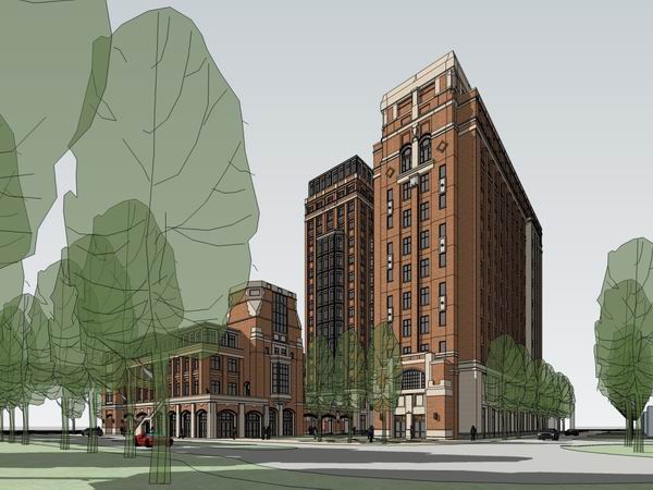 Classic Multi-Story School Building Model | Campus Educational Architecture in SketchUp