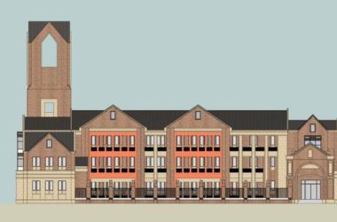 Multi-Story British-Style Kindergarten School Model | Classic Campus Architecture in SketchUp-BIM WORLD