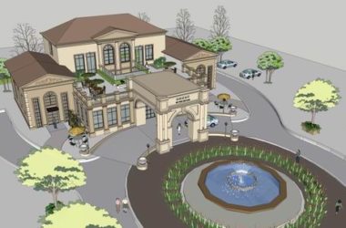SketchUp Business Model: Multi-Story Classical Style Commercial Club-BIM WORLD