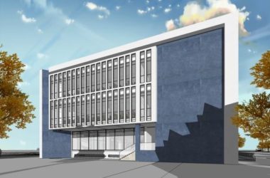 SketchUp Cultural Model: Modern Multi-Story Library Architecture-BIM WORLD