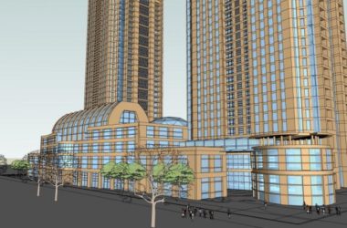 SketchUp Office Model | Classical-Style Super High-Rise Office Building-BIM WORLD