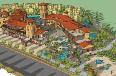 Multi-Story Residential Clubhouse in Classical Spanish Style | SketchUp Model-BIM WORLD