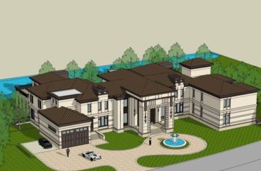 SketchUp Business Model: Multi-Story Entertainment Club in Classic European Style-BIM WORLD