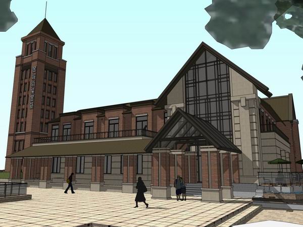 SketchUp Landscape Design | Multi-Story British Classical Leisure Club
