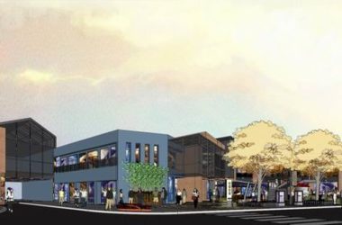 SketchUp Business Model: Modern Multi-Story Commercial and Pedestrian Street Design-BIM WORLD