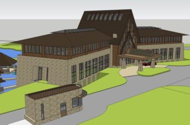 SketchUp Residential Model: Multi-Story Classical Entertainment and Commercial Clubhouse-BIM WORLD