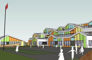 Modern Multi-Story School and Kindergarten Campus Design in SketchUp-BIM WORLD