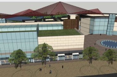 SketchUp Business Model: Modern Multi-Story Commercial Street Design-BIM WORLD