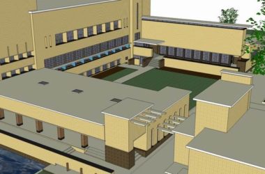 Modern Multi-Story College Campus Design in SketchUp-BIM WORLD