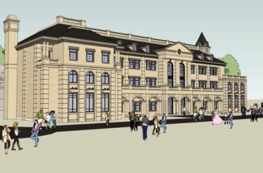 SketchUp Business Model: Multi-Story European Classical Style Commercial Club-BIM WORLD