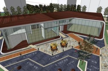 Modern Multi-Story Residential Clubhouse Model in SketchUp-BIM WORLD