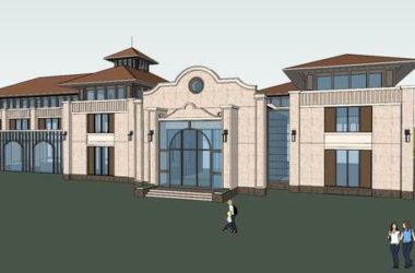 SketchUp Residential Model: Multi-Story Classical Style Activity Center-BIM WORLD