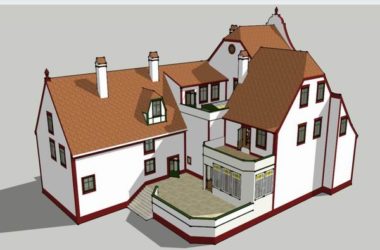 Classical Multi-Story Residential SketchUp Model for Small Buildings-BIM WORLD