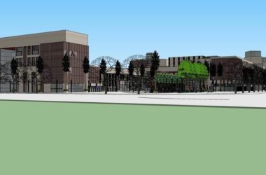 SketchUp Business Model: Multi-Story Modern Commercial and Pedestrian Street Design-BIM WORLD