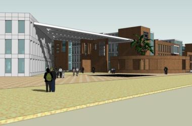 Modern Multi-Story High School Campus Design in SketchUp-BIM WORLD
