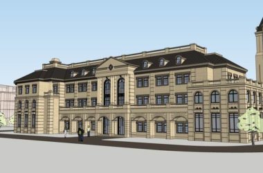 SketchUp Business Model: Multi-Story Guild Hall in German Classical Style for Commercial Use-BIM WORLD