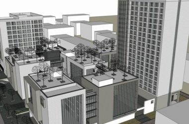 Modern High-Rise Office Building Model in SketchUp-BIM WORLD