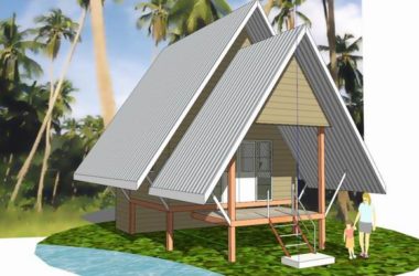 SketchUp Model: Classical-Style Tropical Vacation Home-BIM WORLD