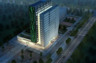 Modern High-Rise Office Building Model in SketchUp-BIM WORLD