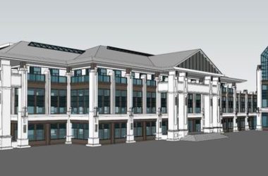 Classical Multi-Story Residential Activity Center SketchUp Model-BIM WORLD