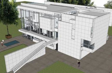 SketchUp Residential Model: Modern Multi-Story Activity Center and Clubhouse-BIM WORLD