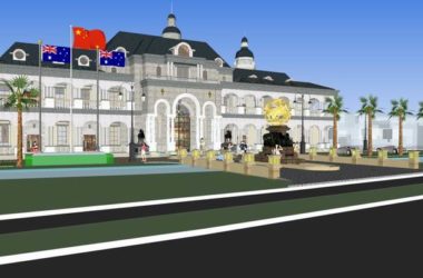 SketchUp Model of a Multi-Story Classical Australian Hotel-BIM WORLD