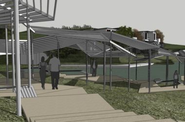 Modern Site Sketch Model in SketchUp-BIM WORLD