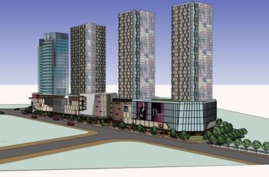 SketchUp Complex Model: Multi-Story High-Rise Office Building, Hotel, and Commercial Space in Modern Style-BIM WORLD