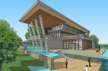 Modern Multi-Story Leisure Clubhouse Landscape Model in SketchUp-BIM WORLD