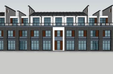 SketchUp Business Model: Multi-Story Commercial Shop in Classic Chinese Style-BIM WORLD