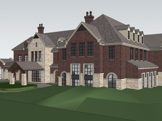 SketchUp Residential Design: Multi-Story British Classical Home with Clubhouse