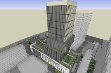 Modern Multi-Story Hospital Model in SketchUp-BIM WORLD