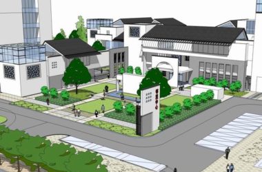 SketchUp Residential Model: Multi-Story Urban Activity Center with Modern Chinese Design-BIM WORLD