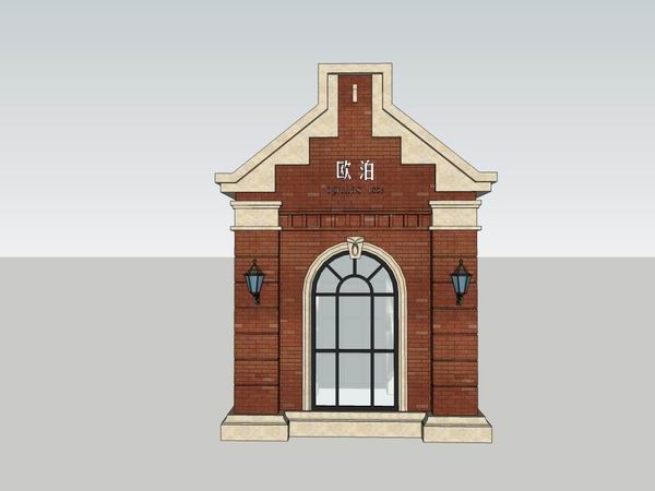 Opal Pavilion Sketch Model in British Classical Style | SketchUp Design