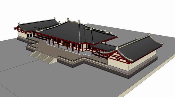 Multi-Story Song Dynasty Museum: A SketchUp Model of Traditional Chinese Architecture