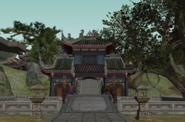 SketchUp Multi-Story Ancient Chinese Architecture Model Scene-BIM WORLD