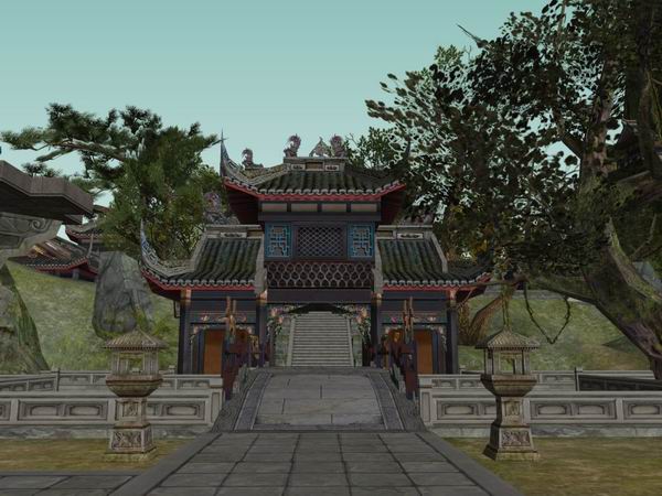 SketchUp Multi-Story Ancient Chinese Architecture Model Scene