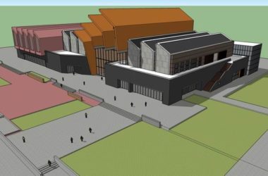 SketchUp Cultural Model: Modern Multi-Story Museum Architecture-BIM WORLD