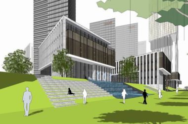 SketchUp Complex Model: Modern Super High-Rise Office, Hotel, and Commercial Building-BIM WORLD